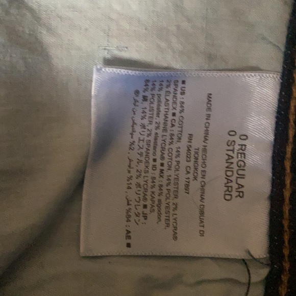 Old Navy dark denim jeans Sz 0 - Picture 4 of 6